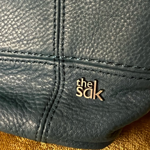 The Sak Deep Turquoise Leather Shoulder Bag - Picture 3 of 9